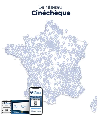 CinéChèque, le plus Grand réseau de cinémas en France