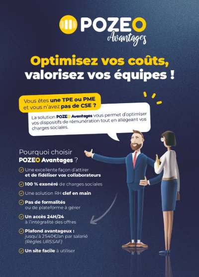 POZEO Avantages, une solution CSE pour ceux qui n'en ont pas !